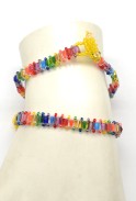 Beaded Rainbow Bracelet